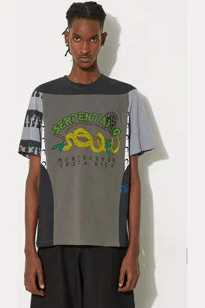 Marine Serre T-shirt Regenerated Graphic T-Shirts Regular Fit T-Shirt męski kolor wzorzysty MTT080A.UJER0003