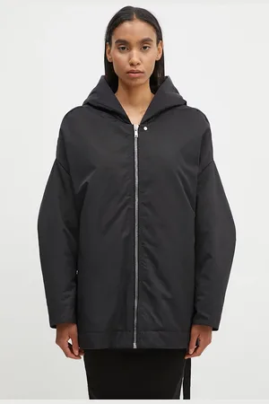 Rick Owens Rick Owens kurtka Hooded Peter damska kolor zimowa oversize DS02D2725.MU