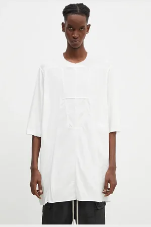 Rick Owens Rick Owens t-shirt bawełniany Luxor T męski kolor gładki DU02D2251.RNP