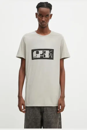 Rick Owens Rick Owens t-shirt bawełniany Level T męski kolor z nadrukiem DU02D2250.RNEP2P