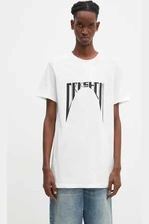 Rick Owens Rick Owens t-shirt bawełniany Level T męski kolor z nadrukiem DU02D2250.RNEP4