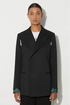 Maison Margiela Marynarka z domieszką wełny kolor dwurzędowa gładka S62BN0102.S47848