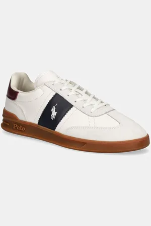 Ralph Lauren Sneakersy skórzane Hrt Aera Pp kolor 809954902001