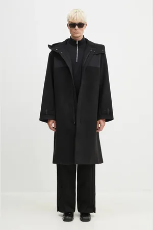 Y-3 Płaszcz wełniany Mellton Coat kolor przejściowy oversize IW7500