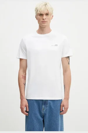 A.P.C. T-shirt bawełniany Standard Item Gots męski kolor z nadrukiem COHBO-M26404