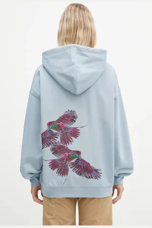 Y-3 Bluza Graphic Hoodie damska kolor z kapturem z nadrukiem IW2474