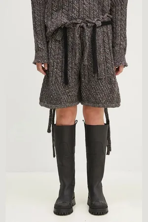 OTTOLINGER Szorty z domieszką wełny Knit Shorts kolor melanżowe high waist 1070801521