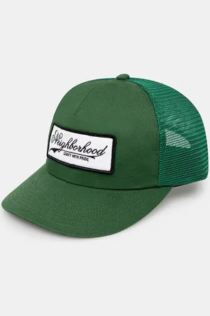 NEIGHBORHOOD Czapka z daszkiem bawełniana Mesh Cap-1 kolor z aplikacją 241YGNH.HT11