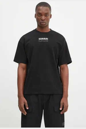 Napapijri T-shirt bawełniany S-Premium Ss męski kolor z nadrukiem NP0A4I6Q9411