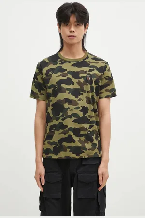 A Bathing Ape T-shirt bawełniany 1ST CAMO ONE POINT TEE męski kolor wzorzysty 1K80109006