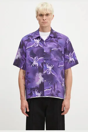 ARIES Koszula Pegasus Hawaiian Shirt męska kolor relaxed z kołnierzykiem klasycznym AR4010402