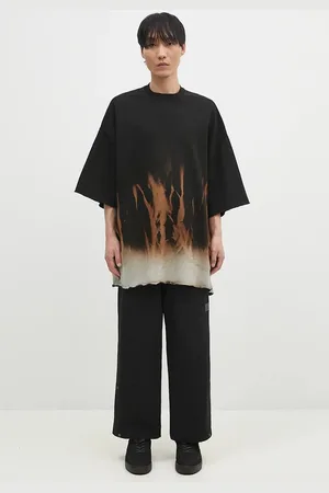 Rick Owens Rick Owens t-shirt bawełniany Tommy T męski kolor wzorzysty DU02D2259.FSUN