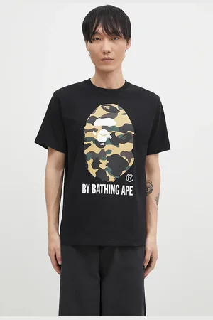 A Bathing Ape T-shirt bawełniany 1ST CAMO BY BATHING APE TEE męski kolor z nadrukiem 1K80110012