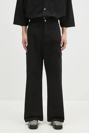 Rick Owens Rick Owens spodnie bawełniane Cargo Trousers kolor proste DU02D2354.TW