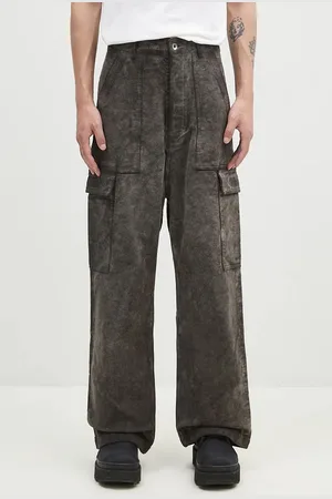 Rick Owens Rick Owens spodnie bawełniane Cargo Trousers kolor w fasonie cargo DU02D2354.MO