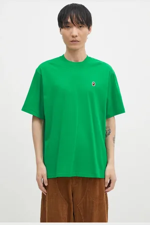 A Bathing Ape T-shirt bawełniany ONE POINT RELAXED FIT TEE męski kolor gładki 1K80110345