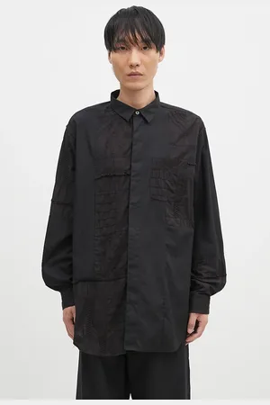 ENGINEERED GARMENTS Koszula bawełniana Combo Short Collar męska kolor relaxed z kołnierzykiem klasycznym 24F1A017