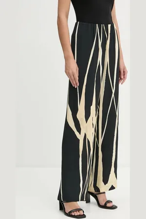 Nanushka Spodnie BRENDA damskie kolor proste high waist NW24PFOW20399
