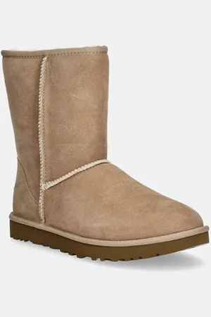 UGG śniegowce zamszowe Classic Short II kolor 1016223-SAN