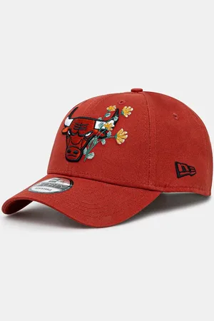 New Era Czapka z daszkiem bawełniana FLOWER ICON 9FORTY® CHICAGO BULLS kolor z aplikacją 60565525