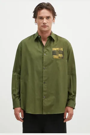 UNDERCOVER Koszula bawełniana Shirt męska kolor relaxed z kołnierzykiem klasycznym UC2D4401.3