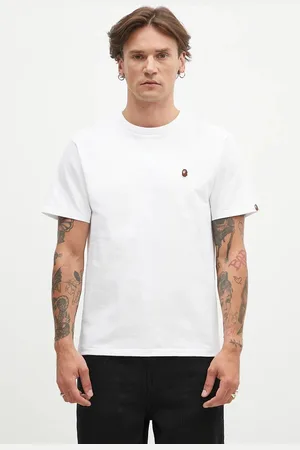 A Bathing Ape T-shirt bawełniany One Point męski kolor gładki 1K80110004