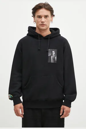 UNDERCOVER Bluza bawełniana C/S męska kolor z kapturem z aplikacją UC2D4801.3