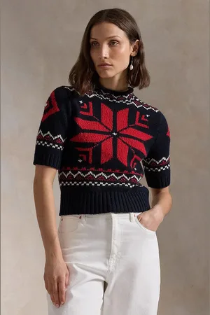 Ralph Lauren Sweter wełniany damski kolor z półgolfem 211947919