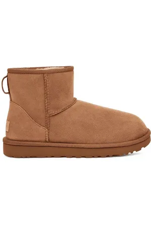 UGG śniegowce zamszowe Classic Mini II damskie kolor 1016222.CHE
