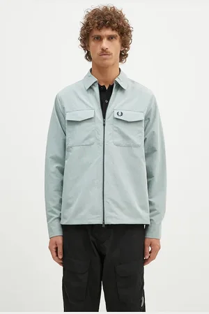 Fred Perry Kurtka Pocket Overshirt męska kolor przejściowa M5684.959