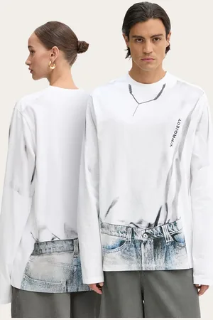 Y / PROJECT Longsleeve bawełniany YP TROMPE L