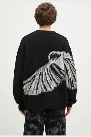 Y-3 Kardigan wełniany Graphic Knit Cardigan kolor ciepły IW7485