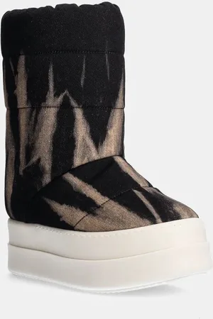 Rick Owens Rick Owens śniegowce Mega Bumper Lunar damskie kolor DS02D2838.DBSUPA