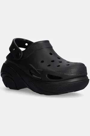 Crocs Klapki Bubble Crush Clog damskie kolor na platformie 210061