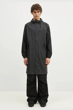 Rains Parka 18140 Fishtail Parka 18140 kolor przejściowa 18140.01-Black