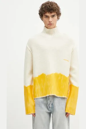 A-cold-wall* Sweter wełniany Saturate Knit High Neck męski kolor ciepły z golferm ACWMK171