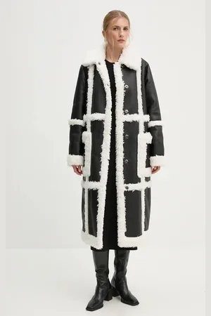 Stand Studio Płaszcz Patrice Coat damski kolor przejściowy oversize 61100-9010