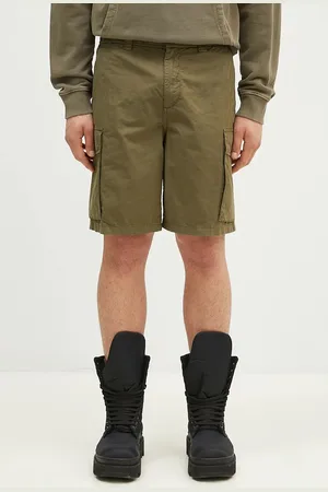 Woolrich Szorty bawełniane Gabardine Cargo Short kolor CFWOSH0051MRUT3665