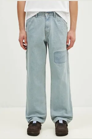 Pleasures Jeansy Box Logo Carpenter Jeans męskie P24F001
