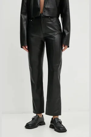 Nanushka Spodnie VINNI damskie kolor dopasowane high waist NW22CRPA00199