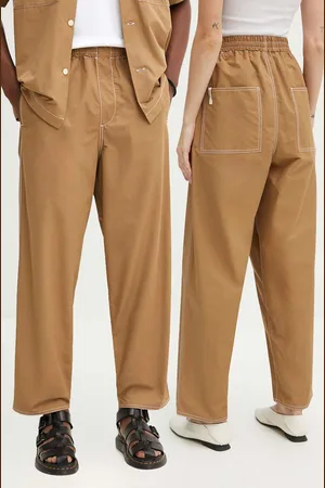 SUNNEI Spodnie kolor proste high waist RTWXBOT001