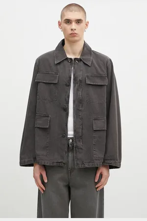 OUR LEGACY Kurtka koszulowa Uniform kolor przejściowa oversize M4241UA