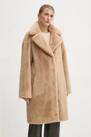 Stand Studio Płaszcz Camille Cocoon Coat damski kolor przejściowy oversize 61137-9070