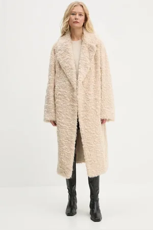 Stand Studio Płaszcz Nicole Coat damski kolor przejściowy dwurzędowy 61126-9094