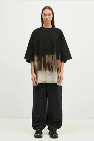 Rick Owens Rick Owens t-shirt jeansowy Tommy T kolor DS02D2203.BSUN