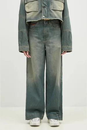 MARTINE ROSE Jeansy Sports Jean damskie high waist 240WD02501