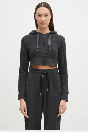 adidas Bluza Femme Galore Short Fulzip Hoodie damska kolor z kapturem z aplikacją JN3006