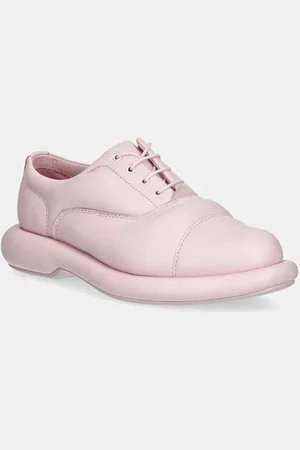 Clarks Półbuty skórzane CUR Oxford 1 damskie kolor na platformie 26180961