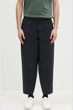 Barbour Spodnie bawełniane Grindle Relaxed Canvas Trouser kolor proste MTR0721