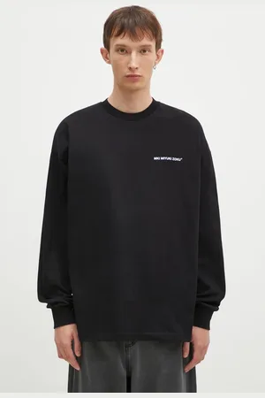 Mki Miyuki-Zoku Longsleeve bawełniany Uniform Long Sleeve Tee kolor gładki UNIFORM.LONG.SLEEVE.TEE